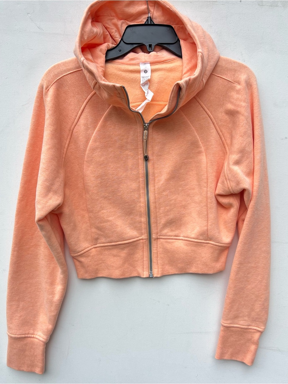 Lululemon Scuba Peach Heathered  RARE ull zip 10 new hoodie